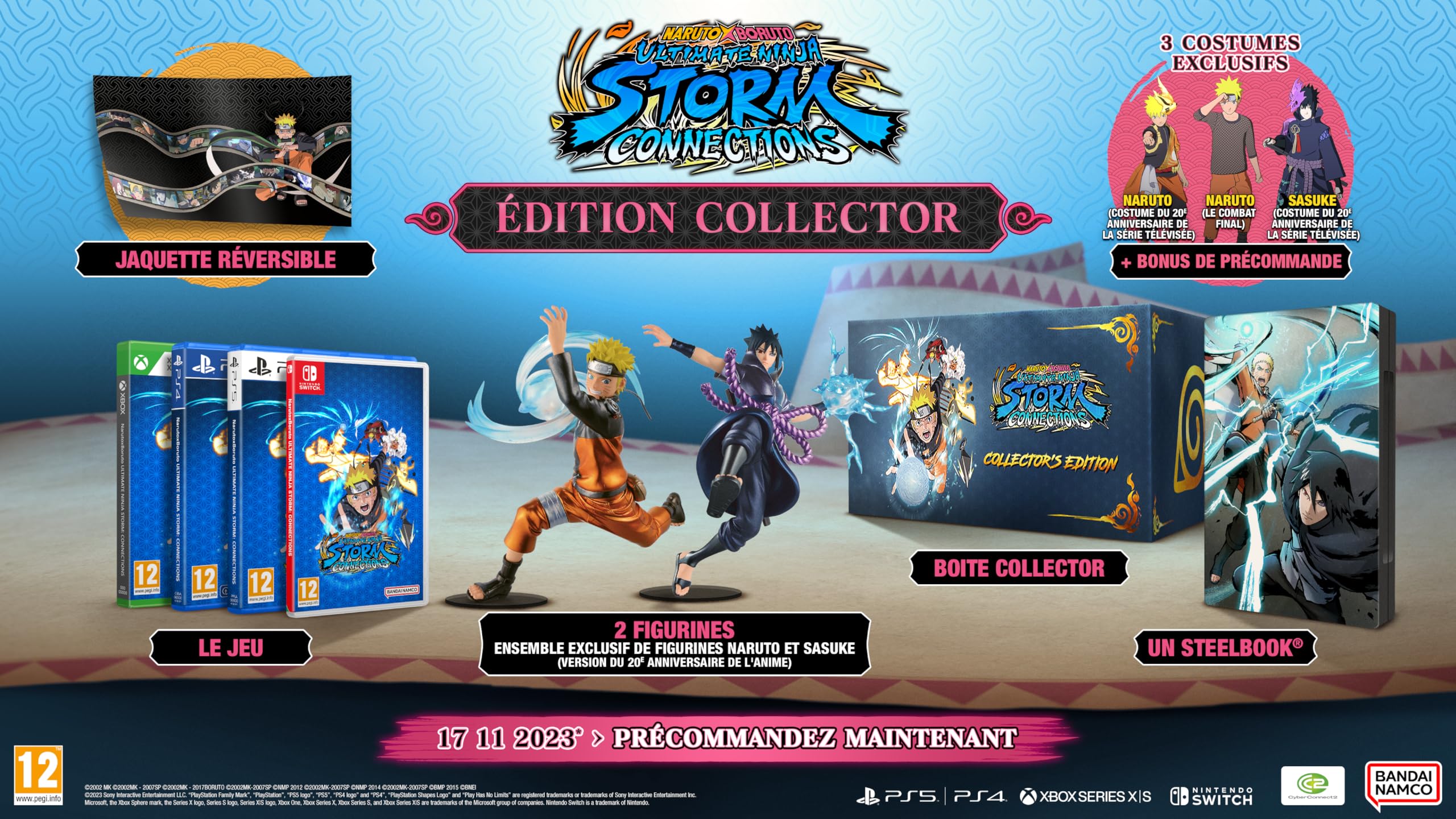 NARUTO X BORUTO Ultimate Ninja STORM CONNECTIONS Jeu vidéo édition collector pour Nintendo Switch NARUTO X BORUTO Ultimate Ninja STORM CONNECTIONS Jeu vidéo édition collector pour Nintendo Switch